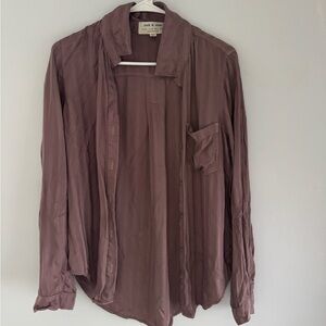 Cloth & Stone Mauve Button Down Shirt
